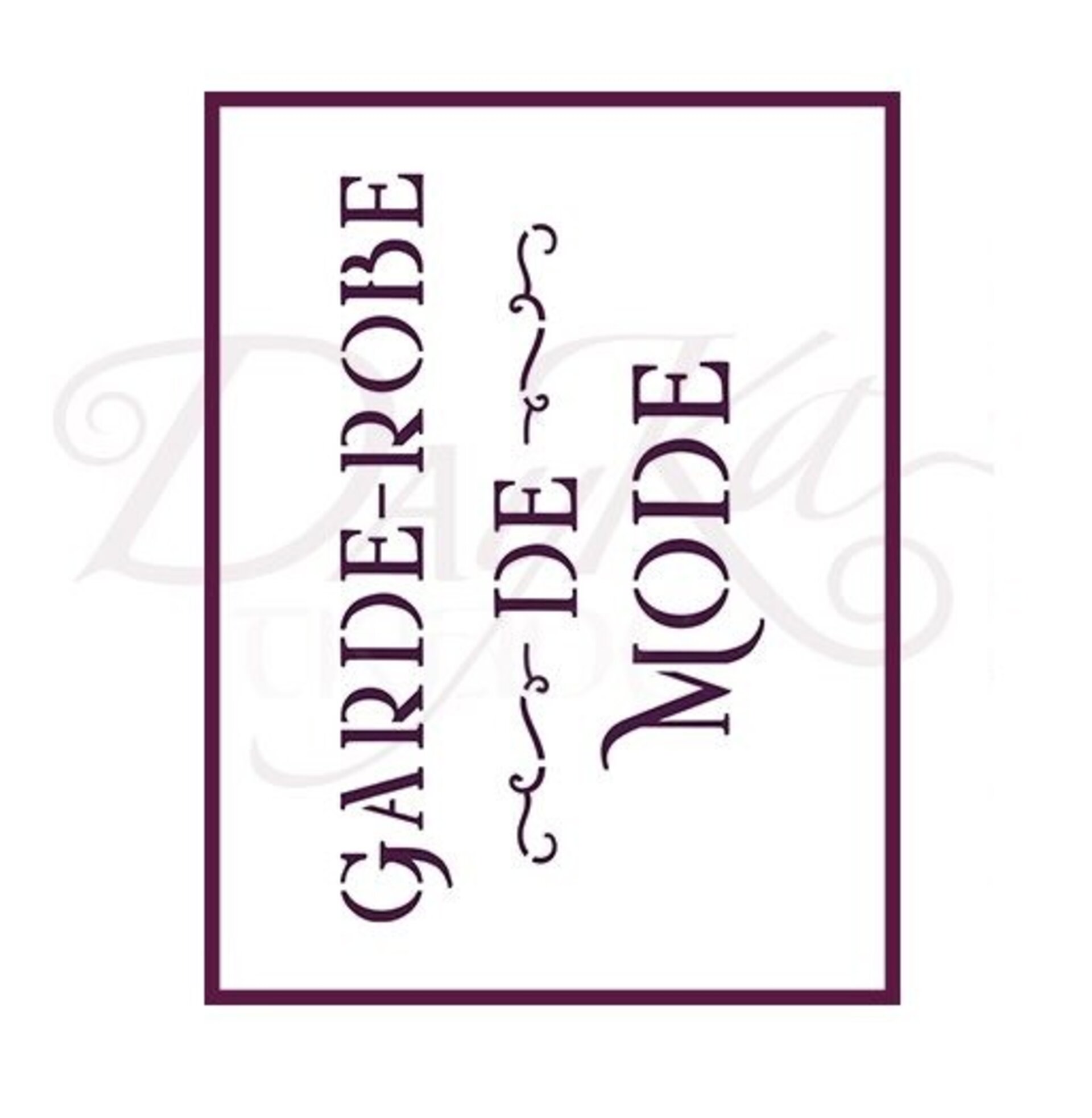 Plantilla Stencil A4 (21x30cm) - 1