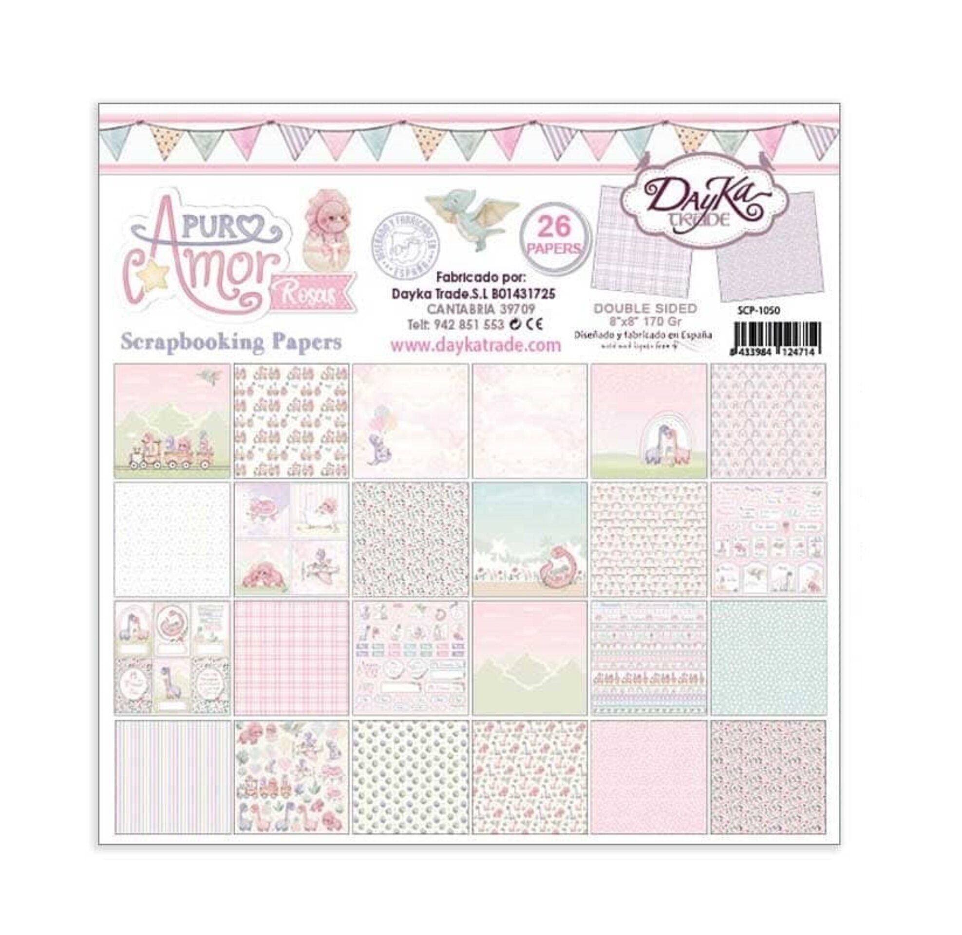 Kit 20x20 "Puro Amor" Niña - 2
