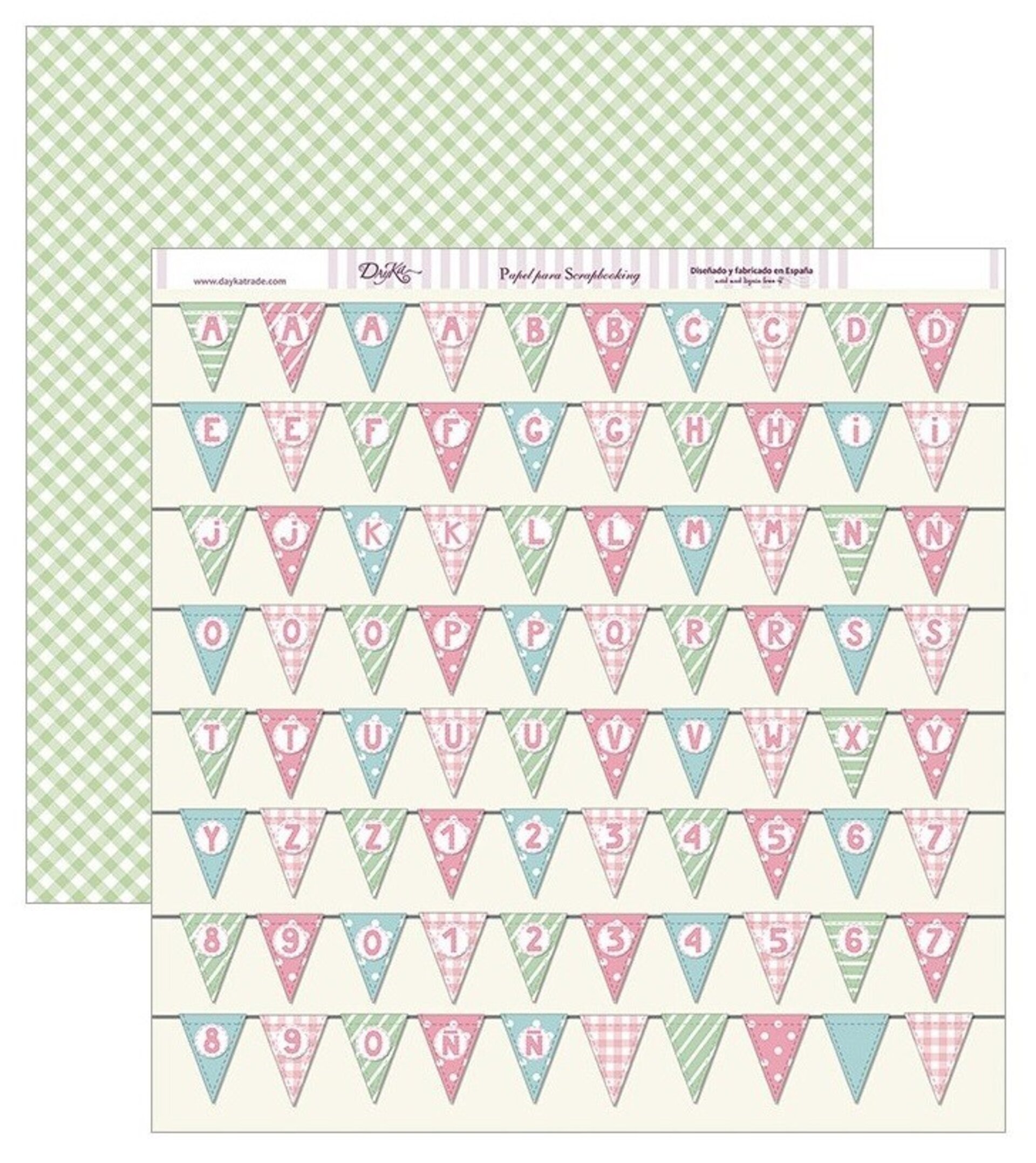 Papel Scrap 30x30 Bebé Niña · SCP-264 - 1