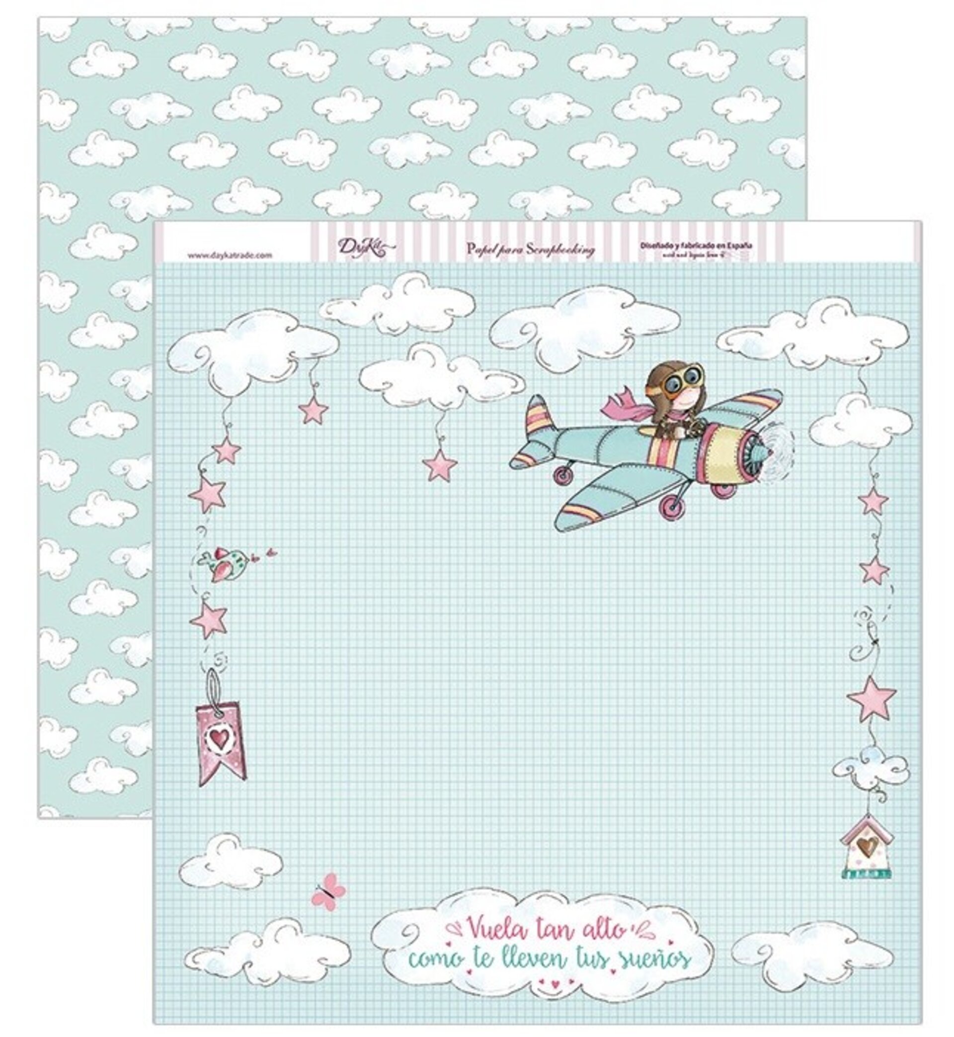 Papel Scrap 30x30 Niña · SCP-199 - 1