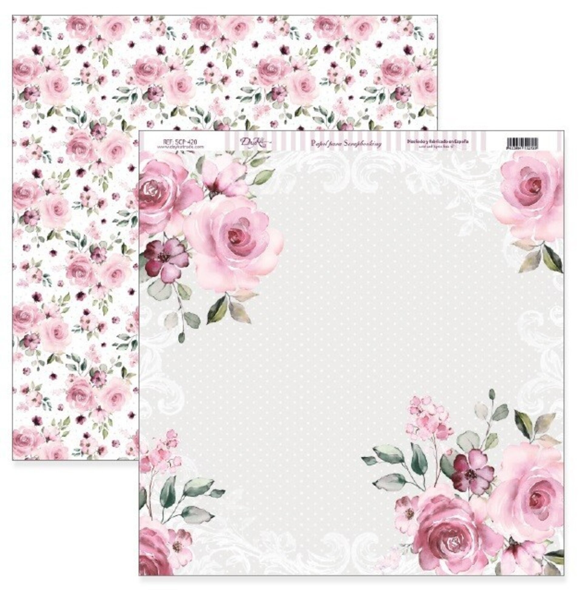 Papel Scrap 30x30 Comunión niña · SCP-420 - 1