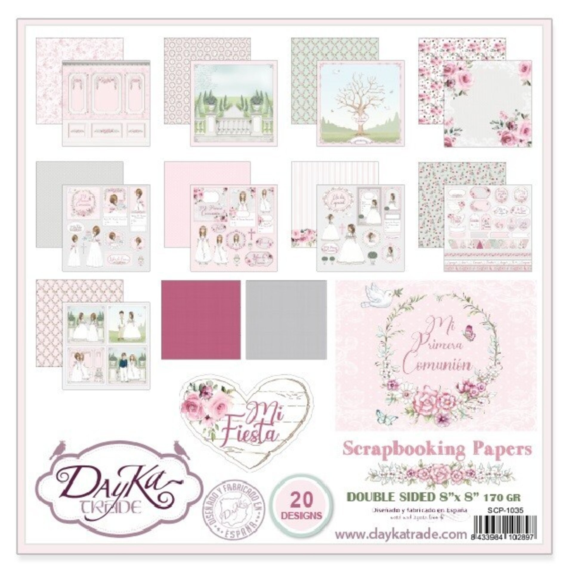 Kit 20x20 "Mi Primera Comunión " Niña - 2