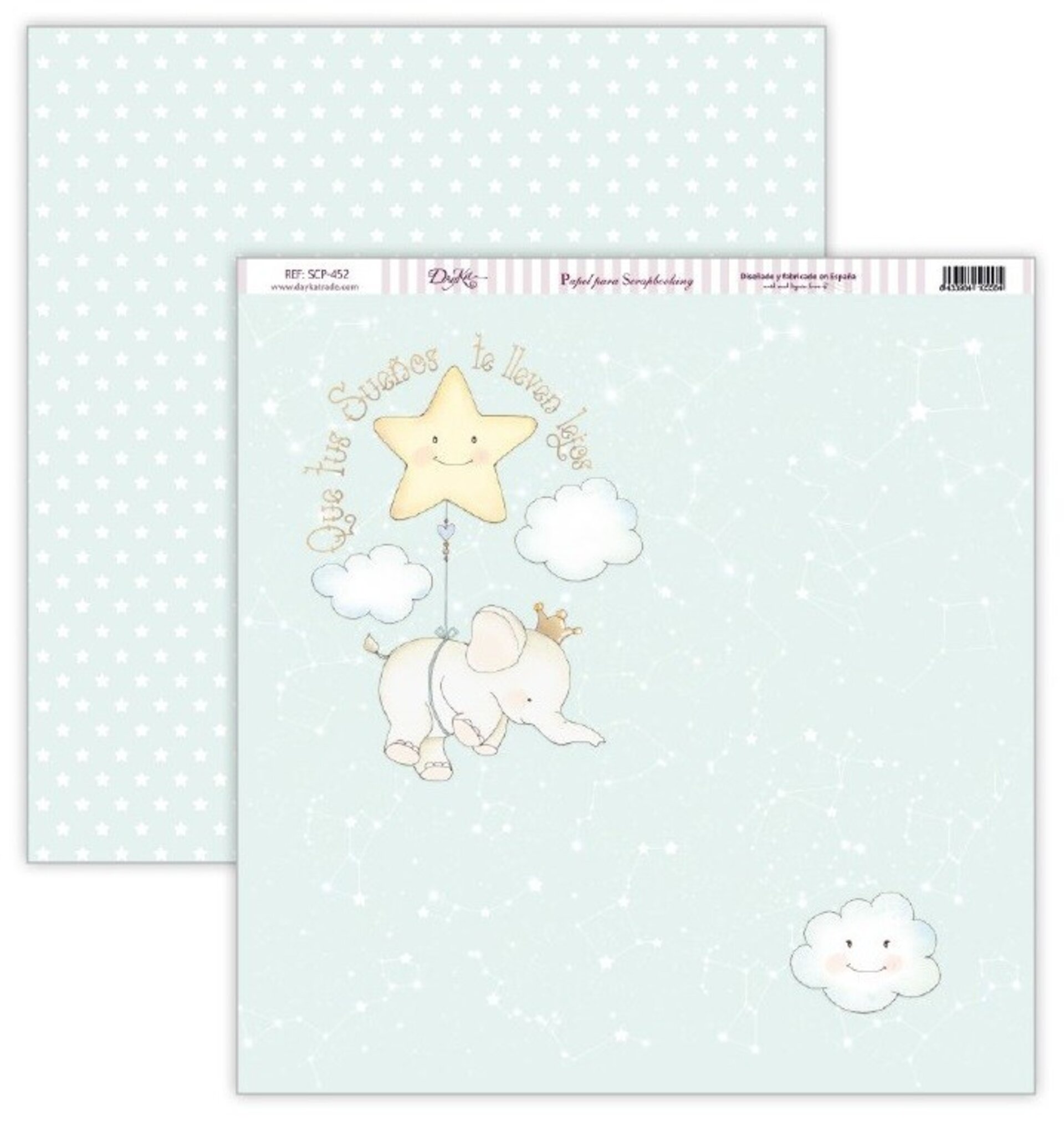 Papel Scrap 30x30 Ha Nacido una Estrella · SCP-452 - 1