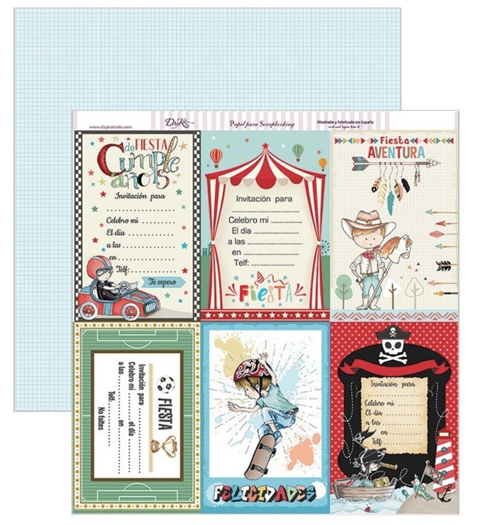 Papel Scrap 30x30 Niño · SCP-208 - 1