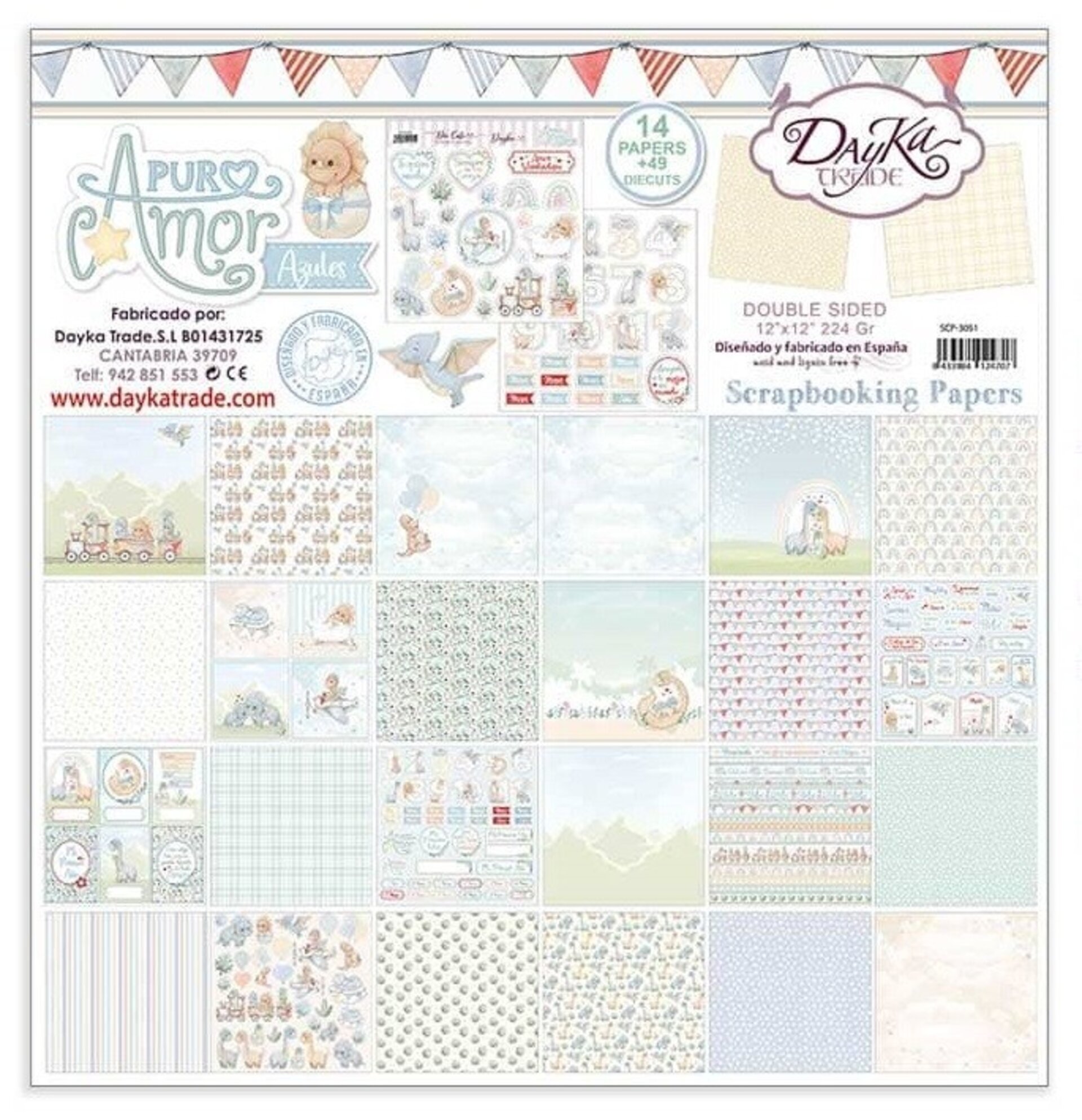 Kit 30x30 "Puro Amor" Niño - 2